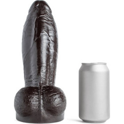 Mr. Hankeys Toys Atlas Medium Ρεαλιστικό Dildo με Βεντούζα & Όρχεις Μαύρο