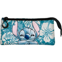 Karactermania Stitch Aloha Κασετίνα με 3 Θήκες Γαλάζια