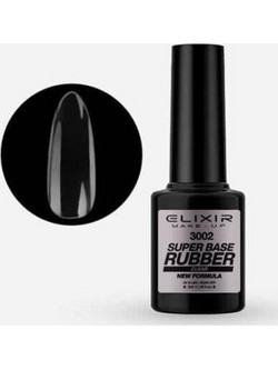 Elixir 3002 Rubber Base Ημιμόνιμο Βερνίκι Νυχιών 5ml