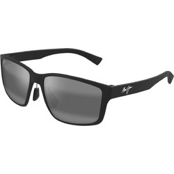 Maui Jim MJ686SA 001 Ανδρικά Γυαλιά Ηλίου Τετράγωνα Κοκάλινα Μαύρα με Γκρι Φακό