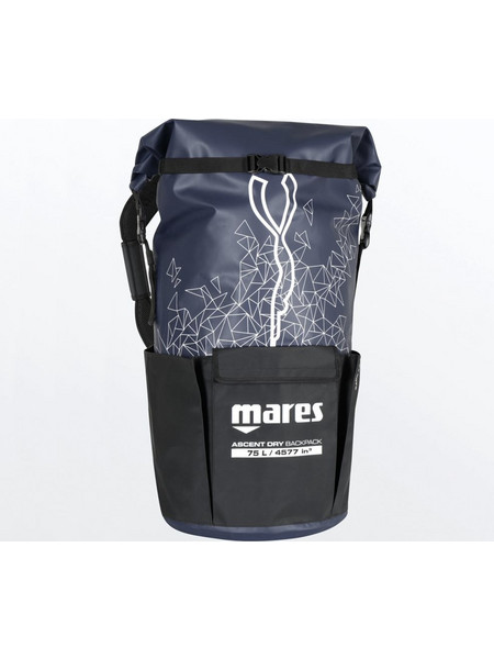 Mares Ascent 425565 Στεγανός Σάκος Πλάτης 75lt Navy Μπλε