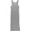 Semi Couture Midi Καλοκαιρινό Καθημερινό Φόρεμα Γκρι Y5SJ55