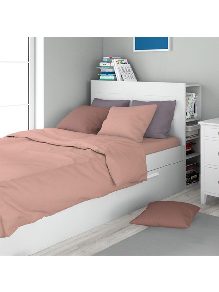 Dimcol Σετ Σεντόνια Μονά Βαμβακερά 160x240 Solid 503 Dusty Rose