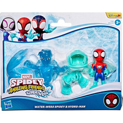 Hasbro Spidey & His Amazing Friends Water-Webs Spidey & Hydro-Man Σετ Φιγούρες Δράσης για 3+ Ετών