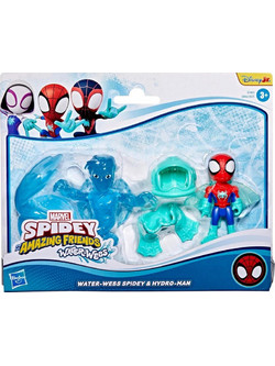 Hasbro Spidey & His Amazing Friends Water-Webs Spidey & Hydro-Man Σετ Φιγούρες Δράσης για 3+ Ετών