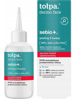 Tolpa Dermo Face Sebio+ AHA+LHA+PHA Peeling 50ml