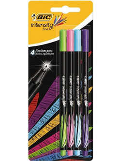 BIC Intensity Fine Fun Στυλό Διαρκείας 0.8mm Πολύχρωμο 4τμχ 942076