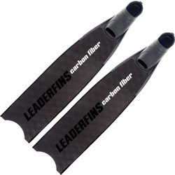 Leaderfins Carbon Fiber Soft Βατραχοπέδιλα Κατάδυσης Carbon Black