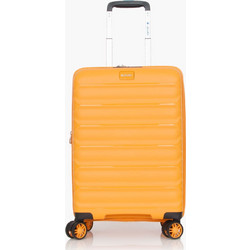 Dielle 100/55 Βαλίτσα Καμπίνας 55x36x20cm με 4 Ρόδες Κίτρινη