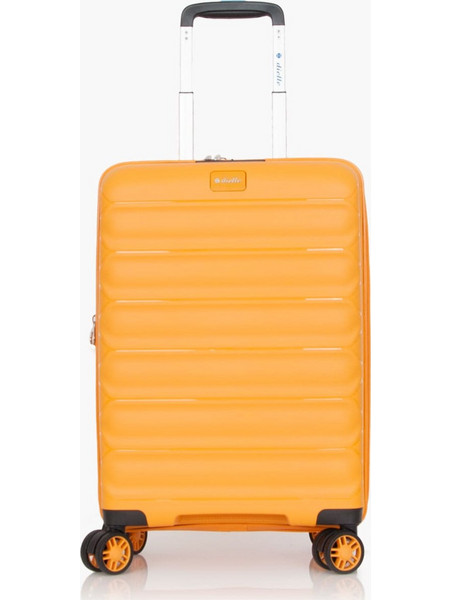 Dielle 100/55 Βαλίτσα Καμπίνας 55x36x20cm με 4 Ρόδες Κίτρινη