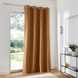 La Redoute Κουρτίνα Παραθύρου με Τρουκς 140x180 Montego 350323341 Μπρονζέ