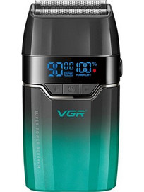 VGR V-308 Ξυριστική Μηχανή Επαναφορτιζόμενη Green
