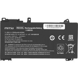 Mitsu BC/HP-450G6 Συμβατή Μπαταρία Laptop για HP ProBook 430 (G6/G7) /440 (G6/G7) /445 G6/450 (G6/G7) /455 G6 3500mAh