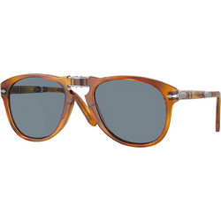 Persol PO0714SM 96 Ανδρικά Γυαλιά Ηλίου Aviator Κοκάλινα Καφέ με Καφέ Φακό