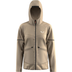 Salewa Γυναικείο Μπουφάν Softshell Μακρύ Μπεζ 28842-7180