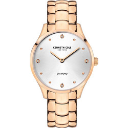 Kenneth Cole Γυναικείο Ρολόι με Χρυσό Μεταλλικό Μπρασελέ KCWLG2125901