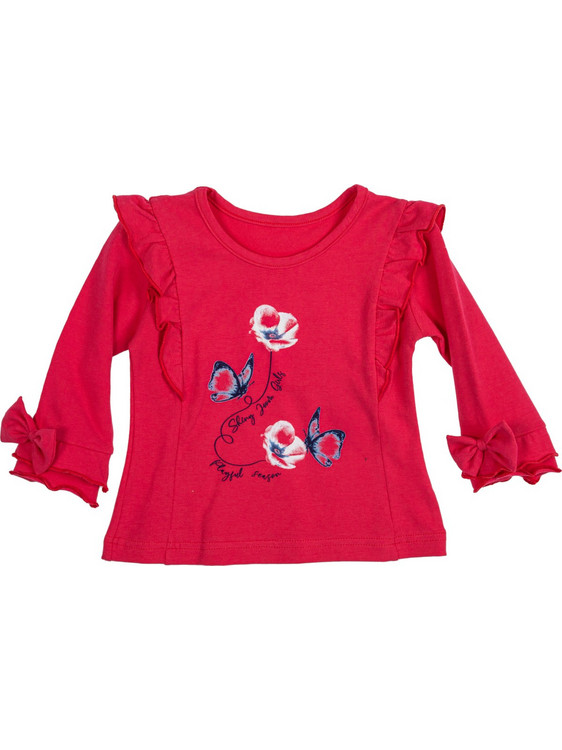 Joom Παιδικό T-Shirt Μακρυμάνικο Κόκκινο 03125508