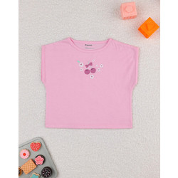 Prenatal Παιδικό Crop Top Κοντομάνικο Ροζ 1489206