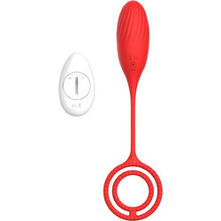 Mokko Toys Elia Egg Love Δονητής Egg για Ζευγάρια με Τηλεχειριστήριο Κόκκινος