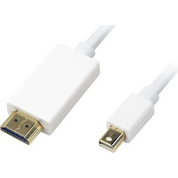 LogiLink Καλώδιο Mini DisplayPort 1.2 to HDMI Male 2m White CV0056