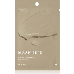 Mizon Joyful Time Jeju Lotus Sheet Μάσκα Προσώπου για Αντιγήρανση Ενυδάτωση & Λάμψη 23gr