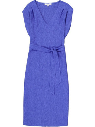 Garcia Midi Καλοκαιρινό Καθημερινό Φόρεμα Royal Blue D50084