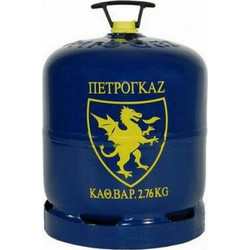 PetroGaz Αντικατάσταση Φιάλης Υγραερίου Μίγμα Προπανίου Βουτανίου 3kg