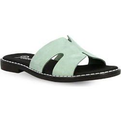 Parex Γυναικεία Σανδάλια Suede Ανατομικά Τιρκουάζ 11523043