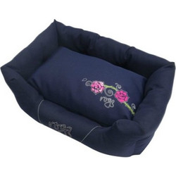 Rogz Denim Rose Καναπές Κρεβάτι Σκύλου Μπλε 56x35cm RGPPS23