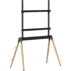 Gembird Floor Stand Βάση Τηλεόρασης Δαπέδου Περιστρεφόμενη 55"-86" έως 40kg Black
