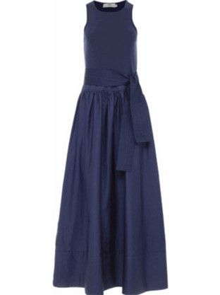 Devotion Midi Καλοκαιρινό Καθημερινό Φόρεμα Navy Μπλε 025.368G