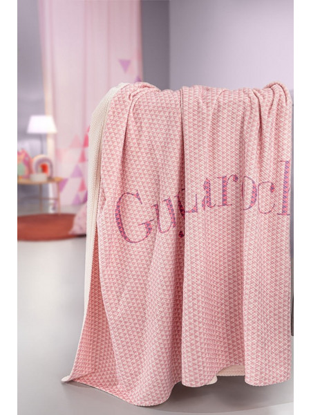 Guy Laroche Two2Twenty Παιδική Κουβέρτα Βελουτέ 160x220 Ροζ