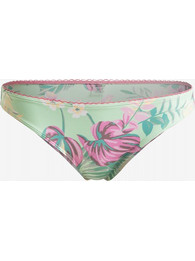 Roxy Into The Sun Bikini Slip Floral Πράσινο Mint Ροζ ERJX405024
