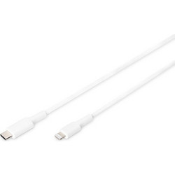 Digitus USB-C to Lightning Cable 1m White 4016032469957