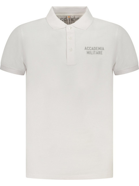 Accademia Militare Ανδρική Μπλούζα Polo Κοντομάνικη Λευκή S5S633-5584-001
