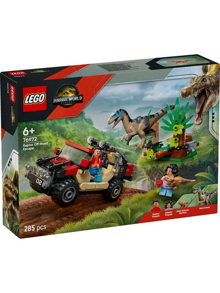 Lego Jurassic World Raptor Off-Road Escape για 6+ Ετών 76972
