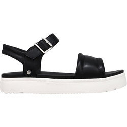 UGG Zayne Καλοκαιρινές Γυναικείες Πλατφόρμες Χαμηλές Μαύρες 1129233-BLLE