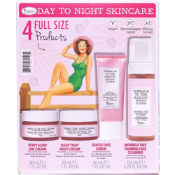 TheBalm To The Rescue Skincare Collection Moringa Tree Foam 155ml + Dewy Glow Cream 30ml + Sleep Tight Cream 30ml + Gentle Face Scrub 30ml