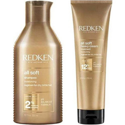 Redken All Soft Σετ Περιποίησης Μαλλιών Μάσκα 250ml + Σαμπουάν 300ml