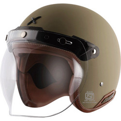 Axor Retro Beige Κράνος Μηχανής Jet 900gr