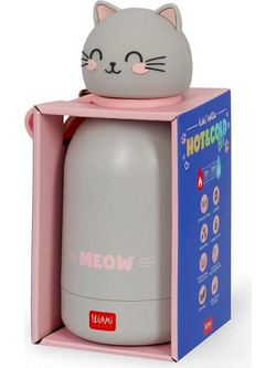 Legami Hot & Cold BFF Kitty Παιδικό Παγούρι Θερμός Ανοξείδωτο Γκρι 310ml