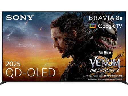 Sony Bravia 8 II K65XR8M25BP Smart Τηλεόραση 65" 4K UHD OLED HDR (2025)