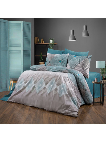 Dimcol Πάπλωμα Μονό 160x240 Καλλιρόη 605 Grey Petrol