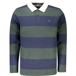 Timberland Ανδρική Μπλούζα Polo Μακρυμάνικη Κυπαρισσί TB0A5NA6VEA6E