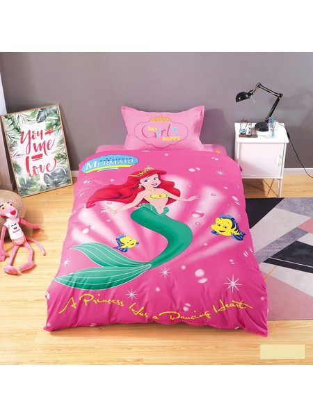 Mc Decor Ariel 4926 Σετ Παιδική Παπλωματοθήκη Μονή Βαμβακερή 160x240 Φούξια