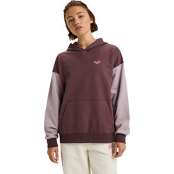 Roxy Γυναικείο Φούτερ Oversized με Κουκούλα & Τσέπες Σοκολατί ERJFT05009-RRF0