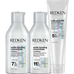 Redken Acidic Bonding Concentrate Σετ Περιποίησης Μαλλιών Conditioner 300ml + Lotion 150ml + Σαμπουάν 300ml