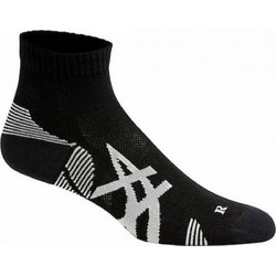ASICS Ανδρικές Κάλτσες Κοντές με Σχέδια Μαύρες 2Pack 3013A238-001