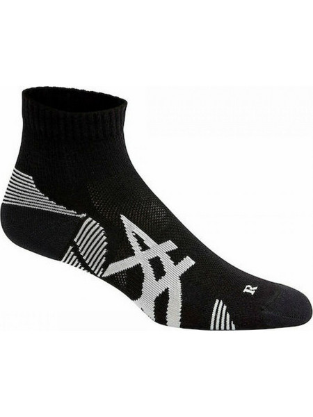 ASICS Ανδρικές Κάλτσες Κοντές με Σχέδια Μαύρες 2Pack 3013A238-001