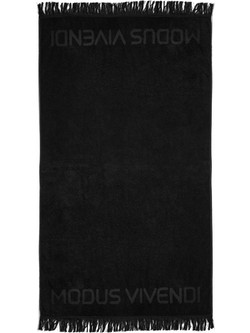 Modus Vivendi Original Πετσέτα Θαλάσσης Μαύρη 100x180cm
